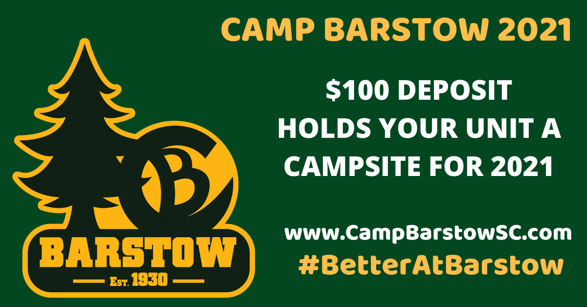 So Easy To Hold Your Spot For 2021 Camp Barstow