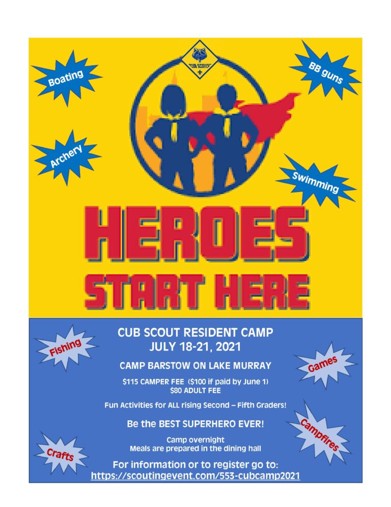 Cub Scout Resident Camp July 18-21 | Camp Barstow Cub Scout Resident Camp July 18-21 | Camp Barstow